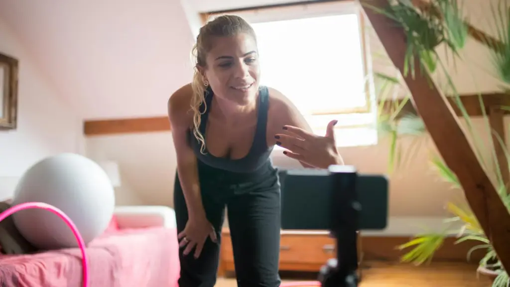 a-fit-woman-talking-in-front-of-the-camera